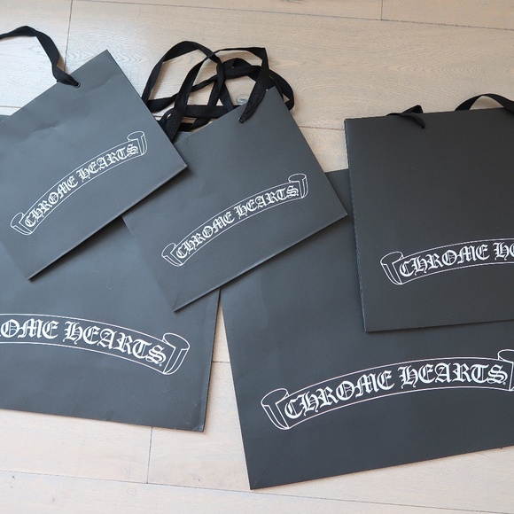Chrome Hearts Accessories - Chrome Hearts Shopping Bag Bundle ✨ (5 Bags Total)